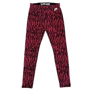 Nike Women's Bright Pink & Black Athletic Pants